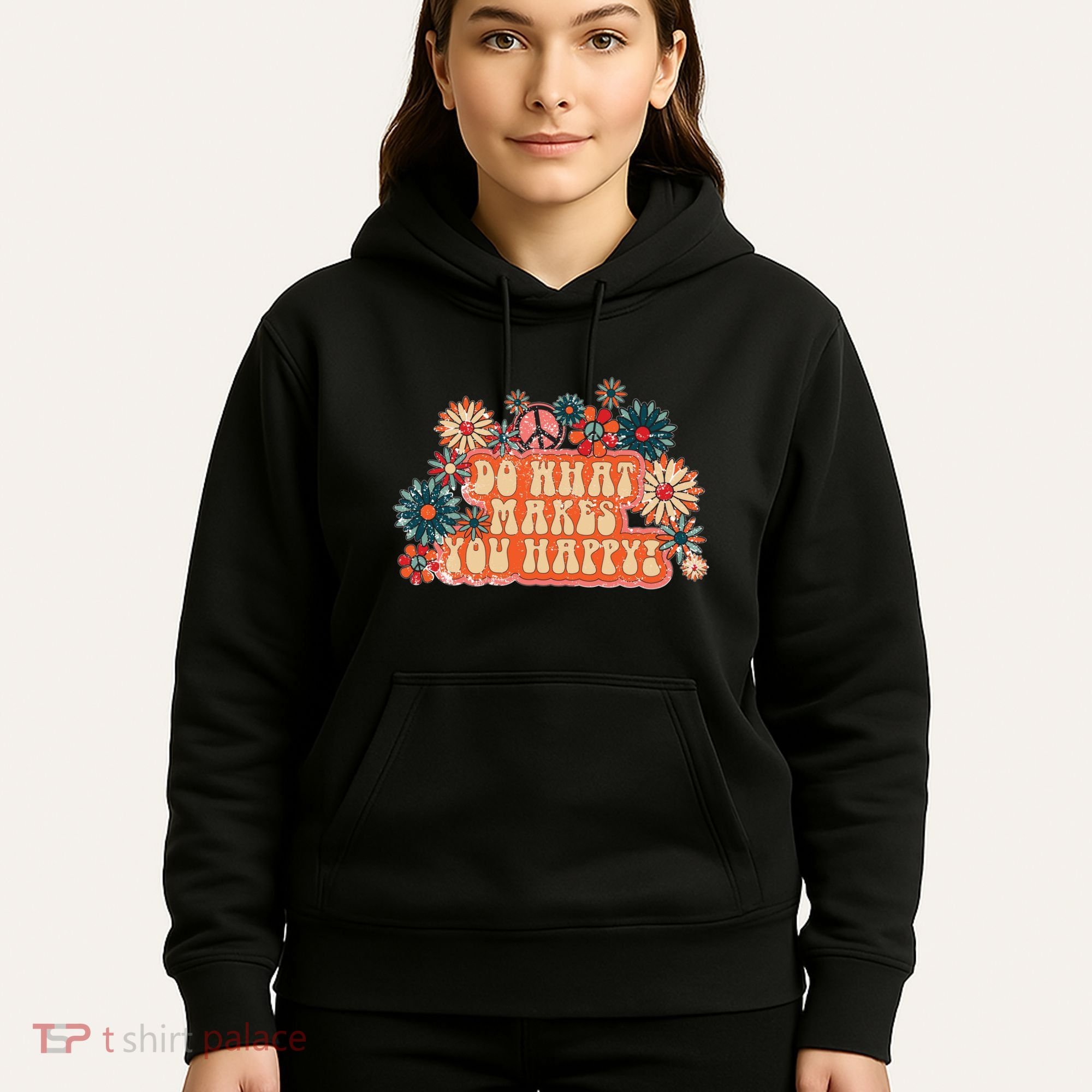 Do What Makes You Happy Retro Hoodie