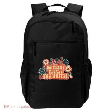 Do What Makes You Happy Retro Backpack