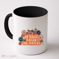 Do What Makes You Happy Retro Coffee Mug thumb 0