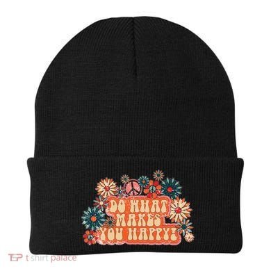 Do What Makes You Happy Retro Beanie