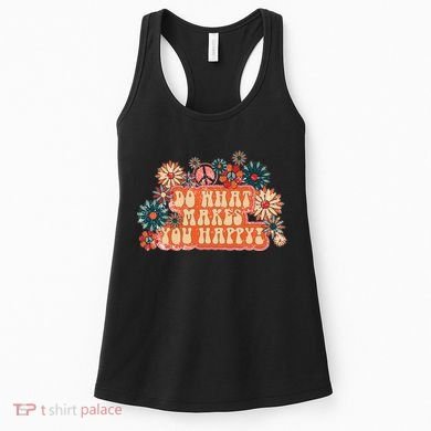 Do What Makes You Happy Retro Women's Tank Top
