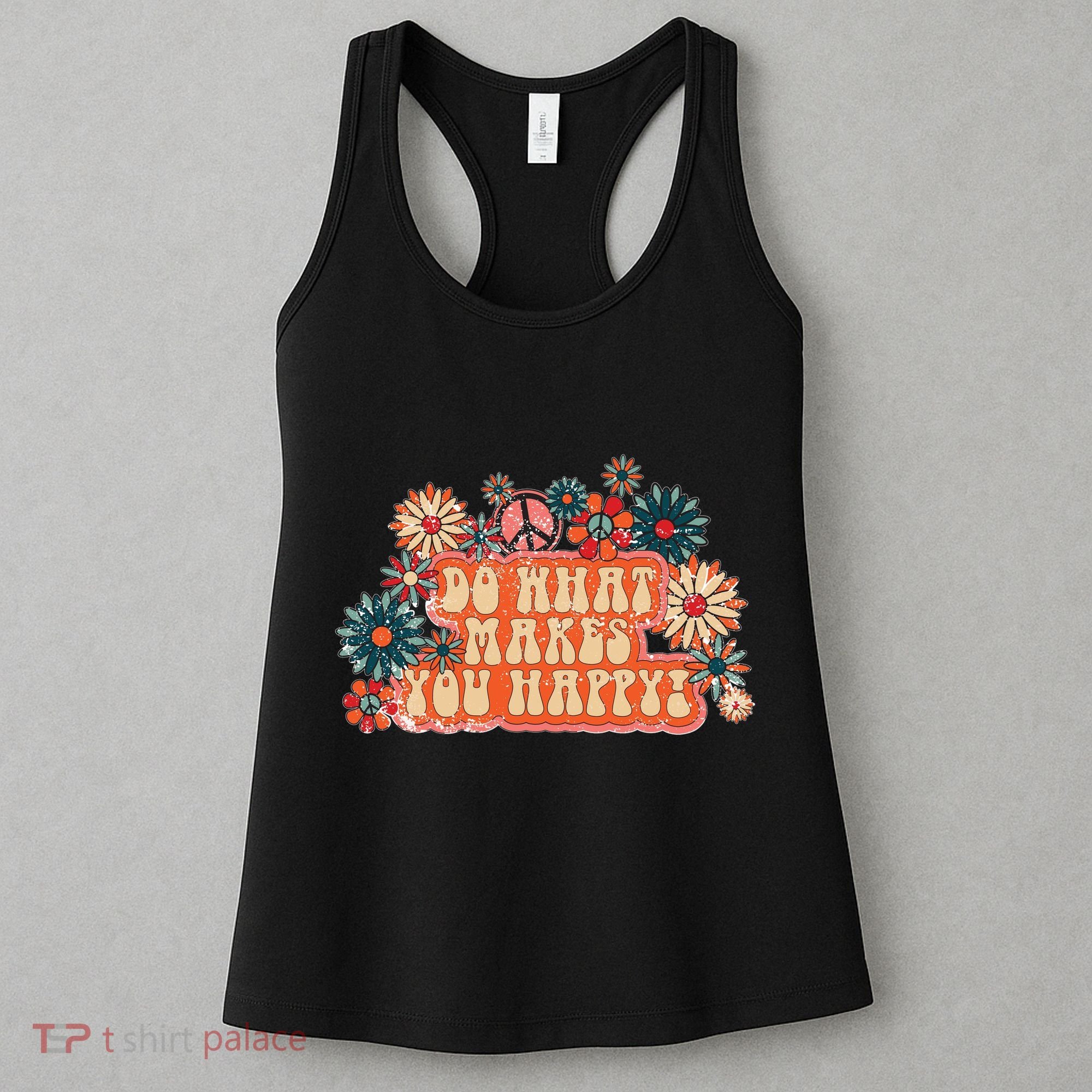 Do What Makes You Happy Retro Women's Tank Top