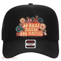 Do What Makes You Happy Retro Hat thumb 0
