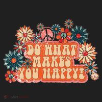Do What Makes You Happy Retro Hat thumb 2