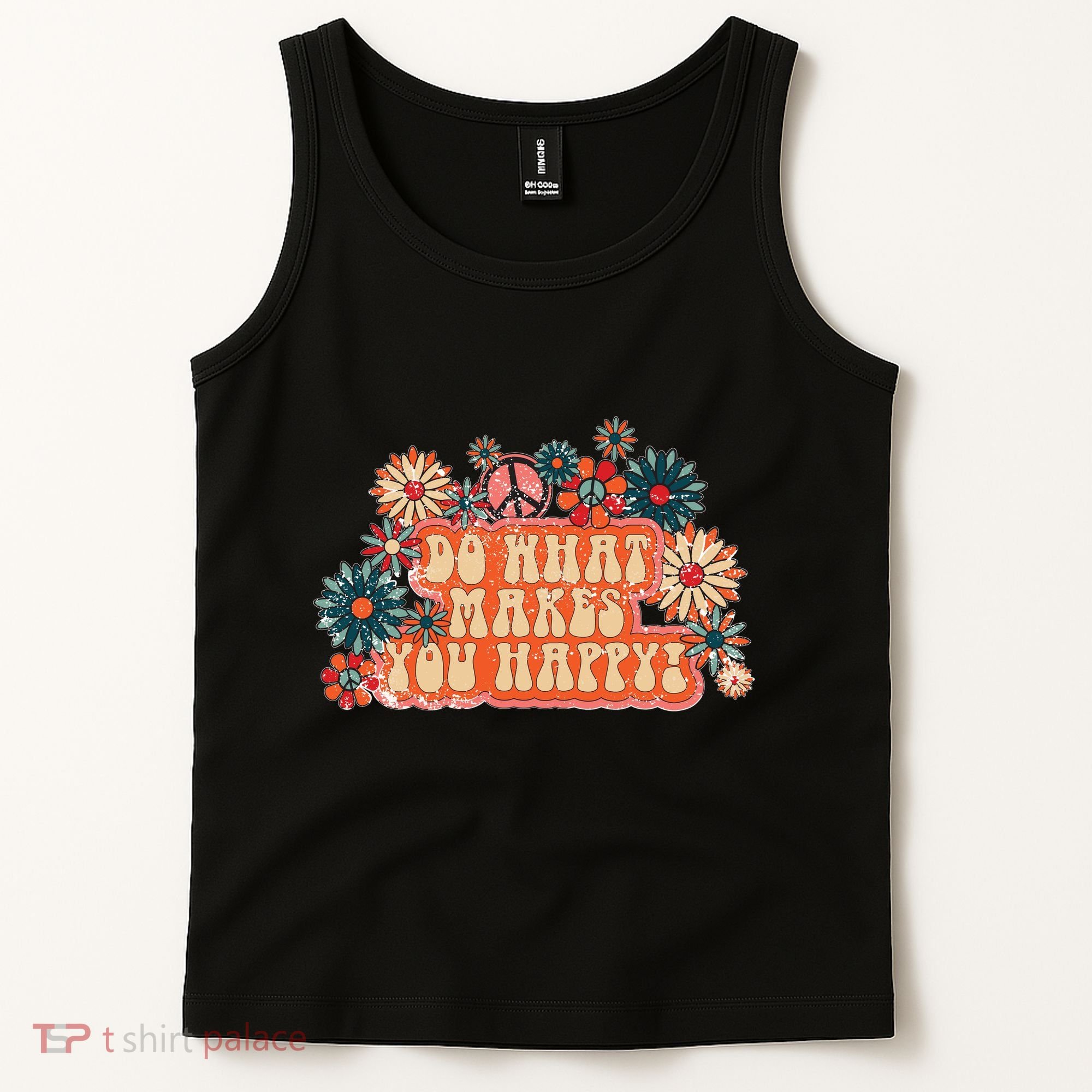 Do What Makes You Happy Retro Tank Top