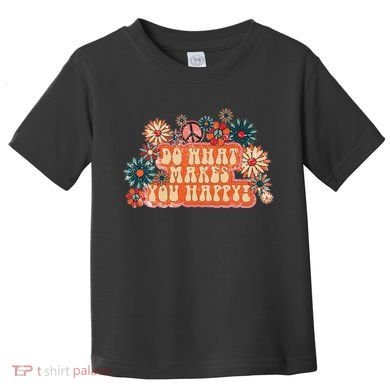 Do What Makes You Happy Retro Toddler T-Shirt