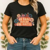 Do What Makes You Happy Retro Women's T-Shirt thumb 2