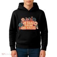 Do What Makes You Happy Retro Kids Hoodie thumb 4