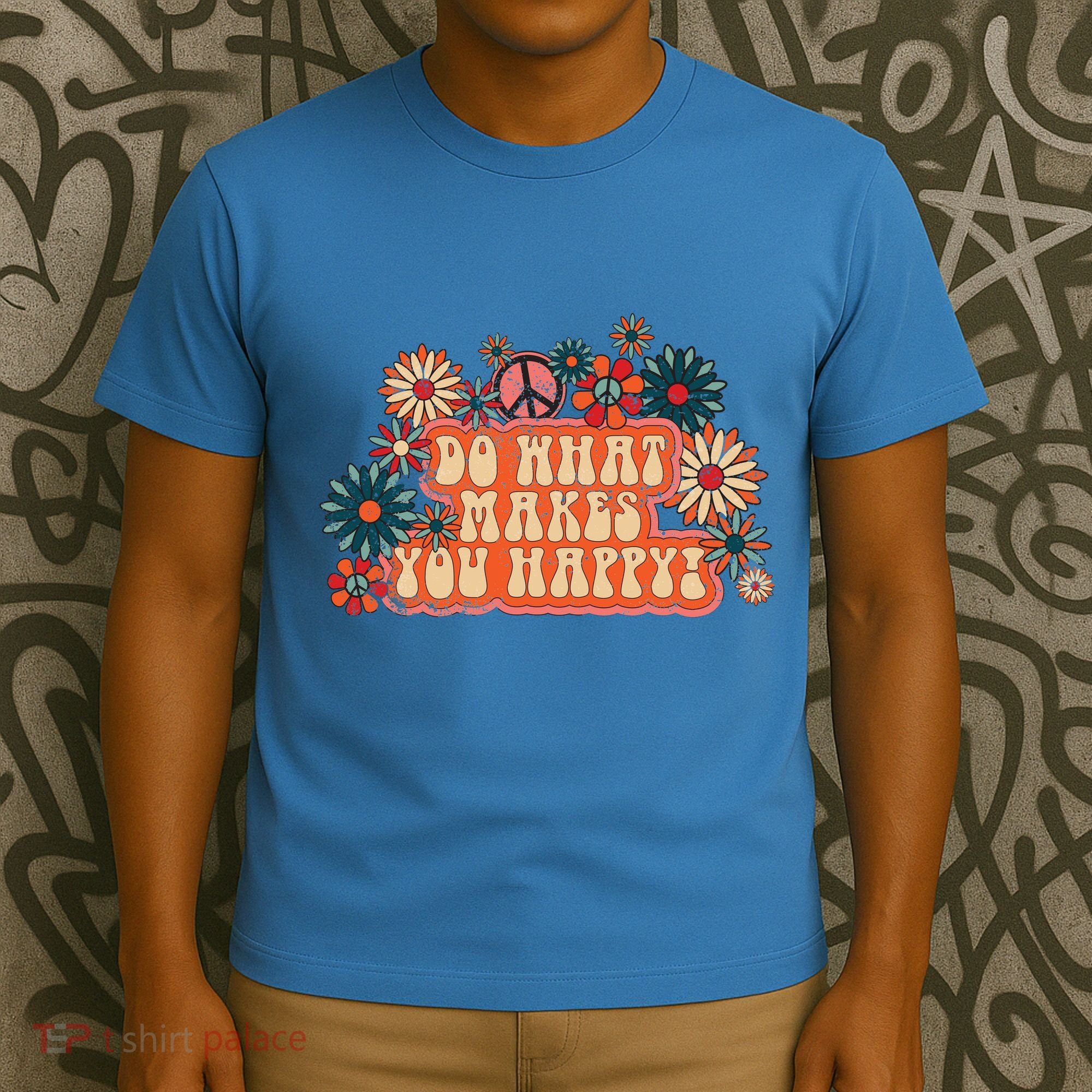 Do What Makes You Happy Retro T-Shirt