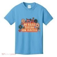 Do What Makes You Happy Retro Kids T-Shirt thumb 0