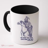 Do What You Want And Love What You Do Genghis Khan Coffee Mug thumb 0