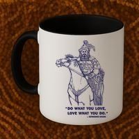 Do What You Want And Love What You Do Genghis Khan Coffee Mug thumb 2