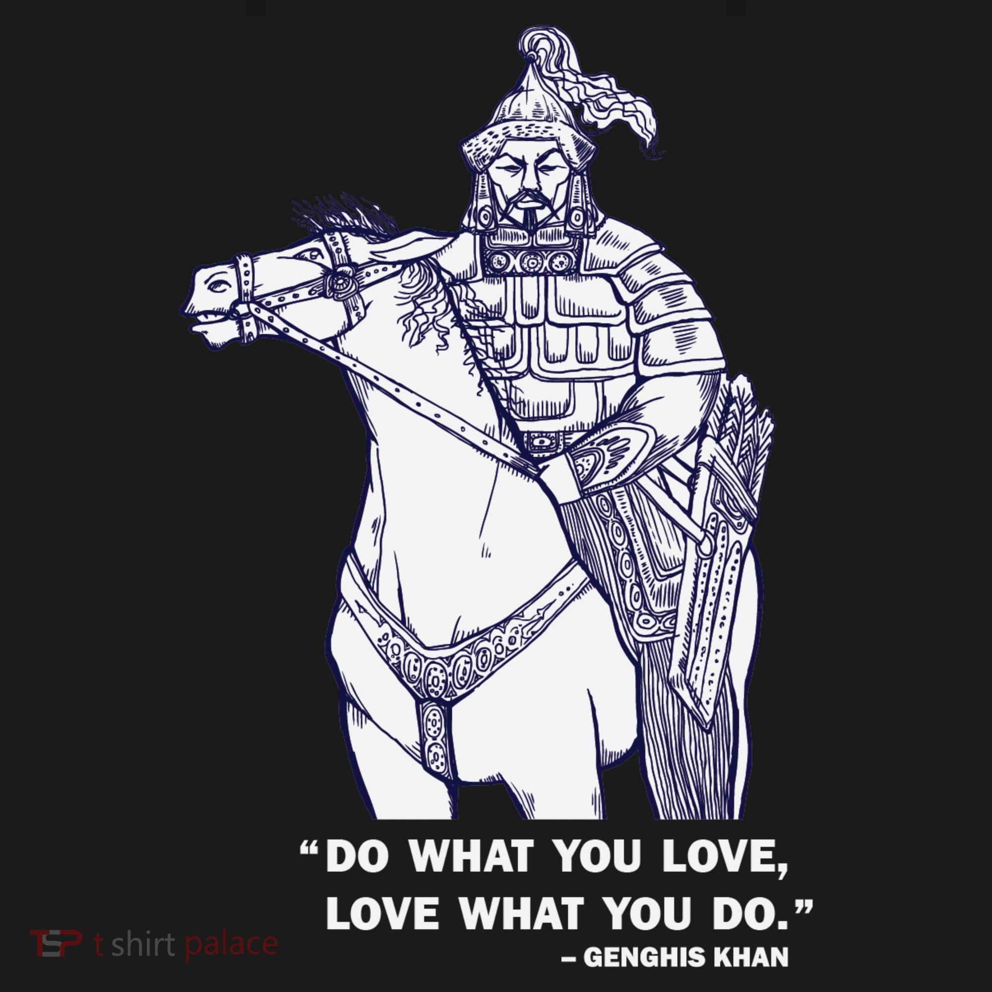 Do What You Want And Love What You Do Genghis Khan Women's Tank Top
