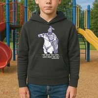 Do What You Want And Love What You Do Genghis Khan Kids Hoodie thumb 2