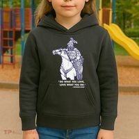 Do What You Want And Love What You Do Genghis Khan Kids Hoodie thumb 3