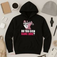 Do You Even Game Bro? Funny Gamer Hoodie thumb 3