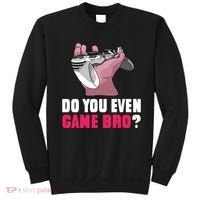 Do You Even Game Bro? Funny Gamer Sweatshirt thumb 0