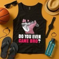 Do You Even Game Bro? Funny Gamer Tank Top thumb 4