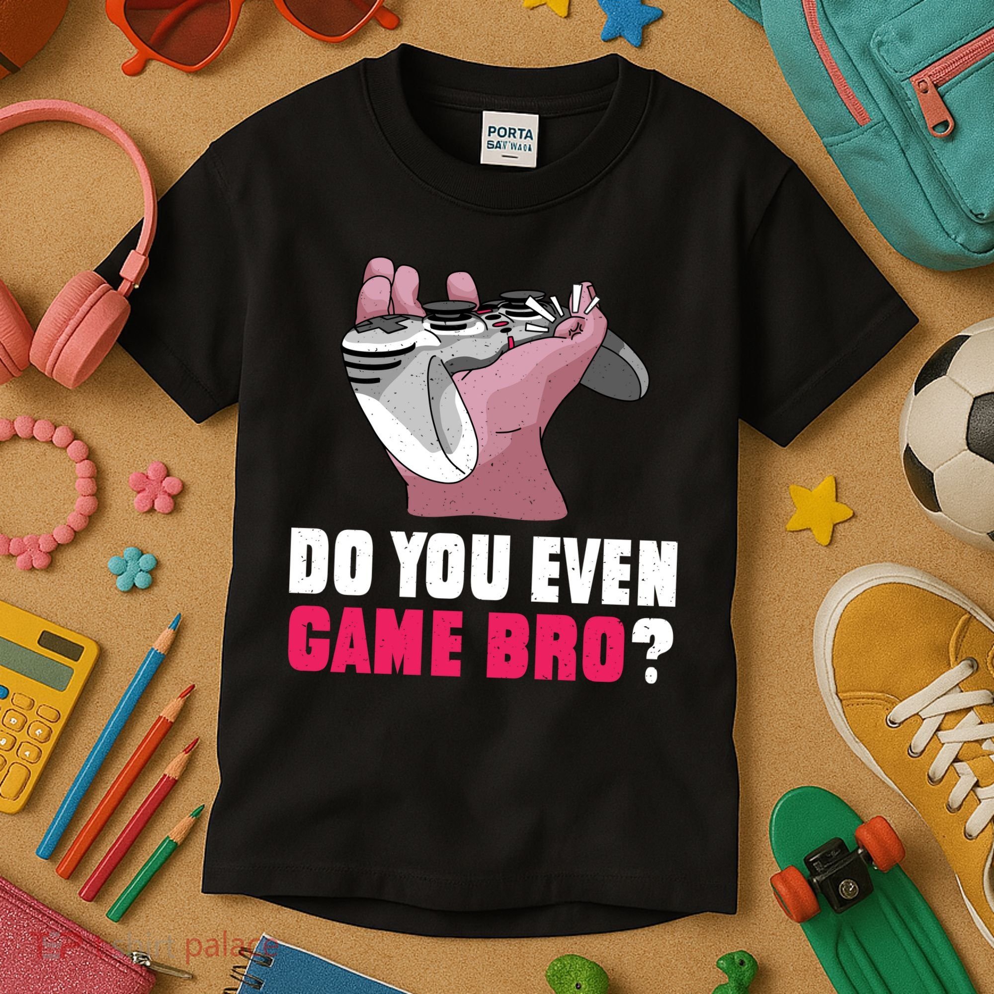 Do You Even Game Bro? Funny Gamer Kids T-Shirt