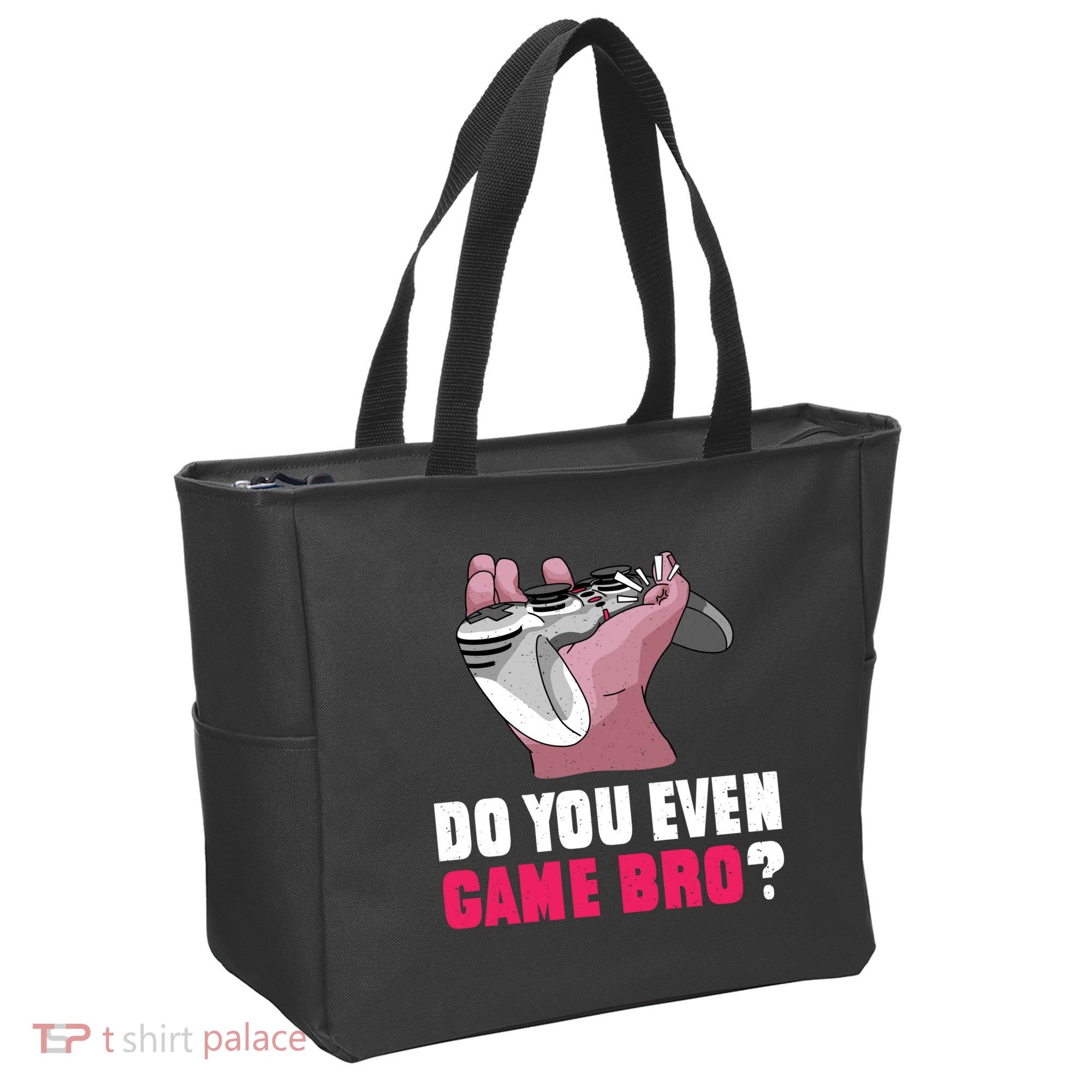 Do You Even Game Bro? Funny Gamer Tote Bag