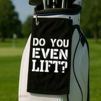 Do You Even Lift? Golf Towel thumb 2