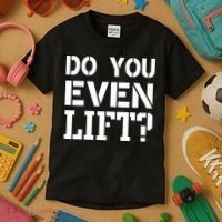 Do You Even Lift? Kids T-Shirt thumb 3