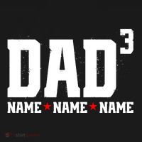 Dad Of 3 Fathers Day Gift Daughter Son Kids Names Personalized Tank Top thumb 6
