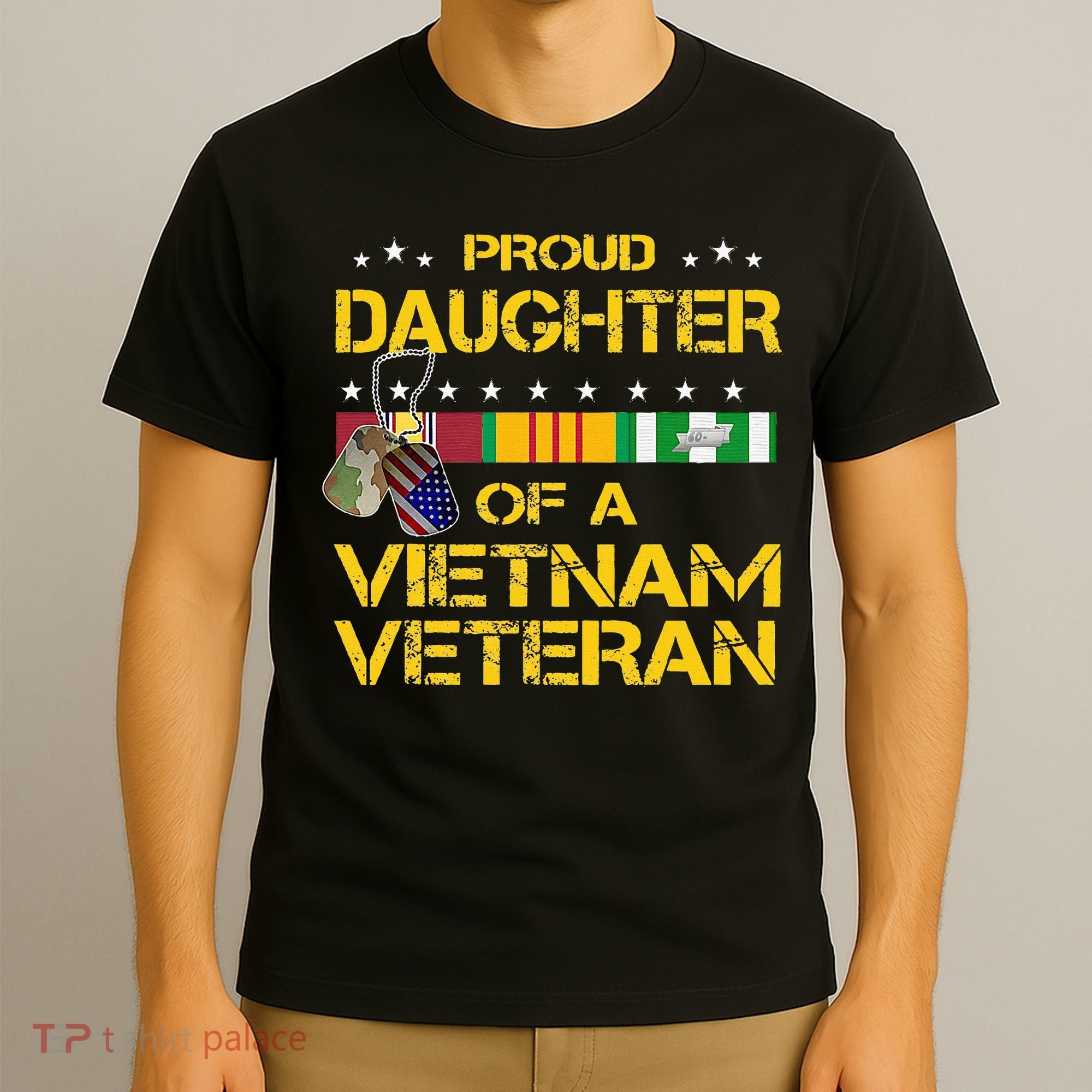 Daughter Of A Vietnam Veteran I'm Proud My Dad T-Shirt