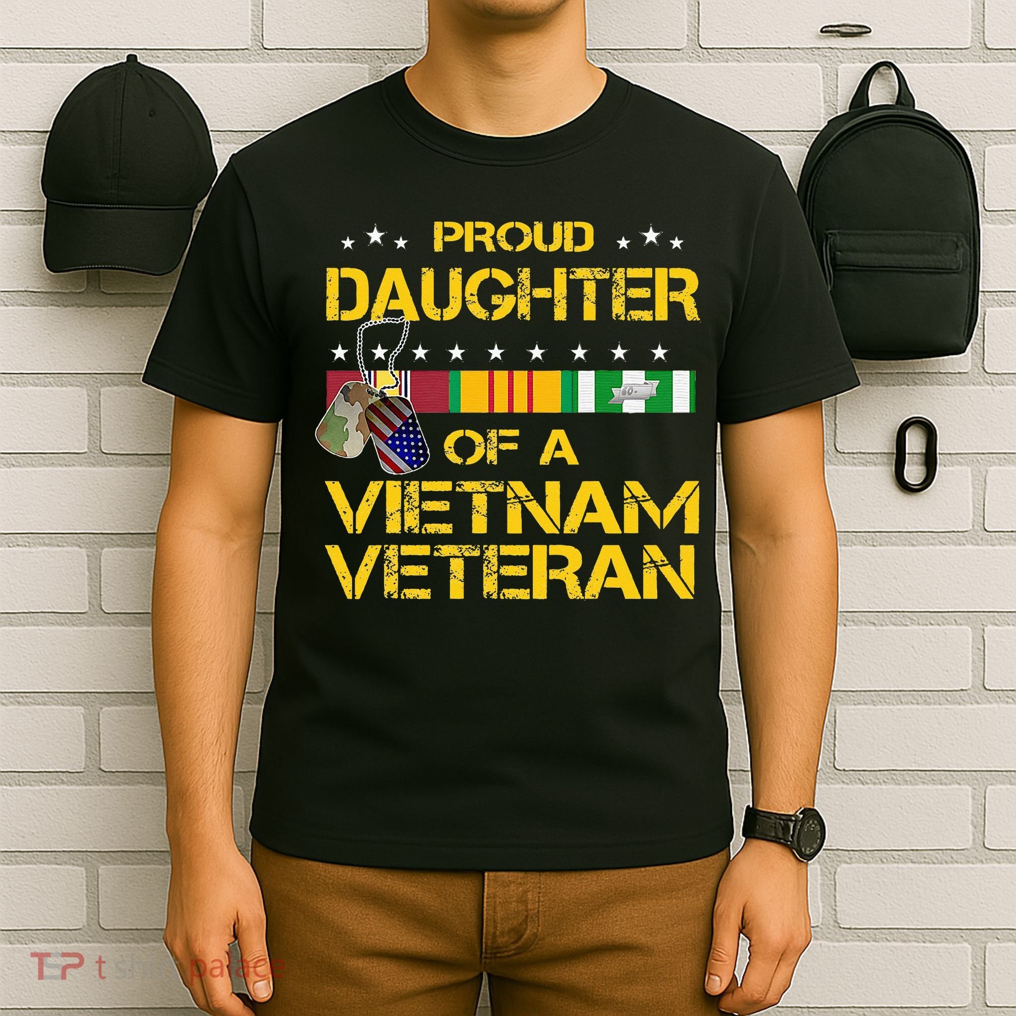 Daughter Of A Vietnam Veteran I'm Proud My Dad T-Shirt