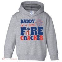 Daddy Of A Little Firecracker Family Matching 4th Of July Toddler Hoodie thumb 0