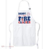 Daddy Of A Little Firecracker Family Matching 4th Of July Apron thumb 0