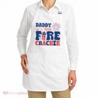 Daddy Of A Little Firecracker Family Matching 4th Of July Apron thumb 2