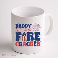 Daddy Of A Little Firecracker Family Matching 4th Of July Coffee Mug thumb 1