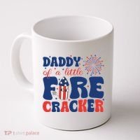 Daddy Of A Little Firecracker Family Matching 4th Of July Coffee Mug thumb 0