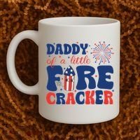 Daddy Of A Little Firecracker Family Matching 4th Of July Coffee Mug thumb 2