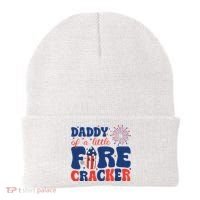 Daddy Of A Little Firecracker Family Matching 4th Of July Beanie thumb 0