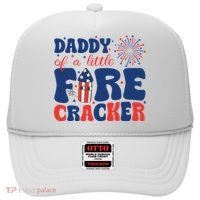 Daddy Of A Little Firecracker Family Matching 4th Of July Hat thumb 0