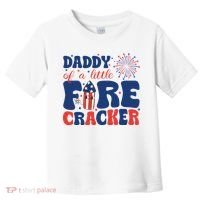 Daddy Of A Little Firecracker Family Matching 4th Of July Toddler T-Shirt thumb 0