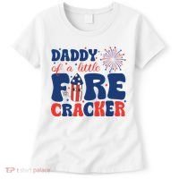 Daddy Of A Little Firecracker Family Matching 4th Of July Women's T-Shirt thumb 0