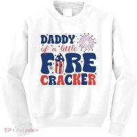 Daddy Of A Little Firecracker Family Matching 4th Of July Kids Sweatshirt thumb 0