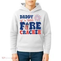 Daddy Of A Little Firecracker Family Matching 4th Of July Kids Hoodie thumb 4