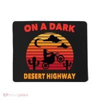 Desert On A Dark Desert Highway Mojave Cactus Retro Mousepad thumb 0