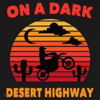 Desert On A Dark Desert Highway Mojave Cactus Retro Visor thumb 3