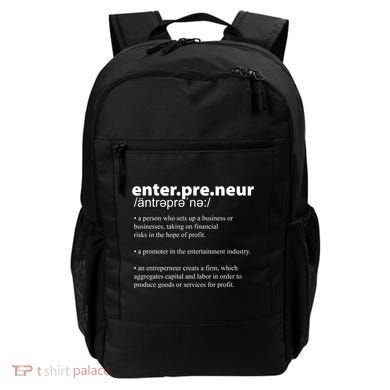 Definition Of An Entrepreneur Backpack