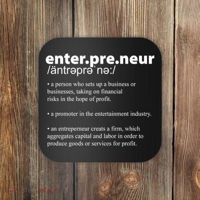Definition Of An Entrepreneur Coaster