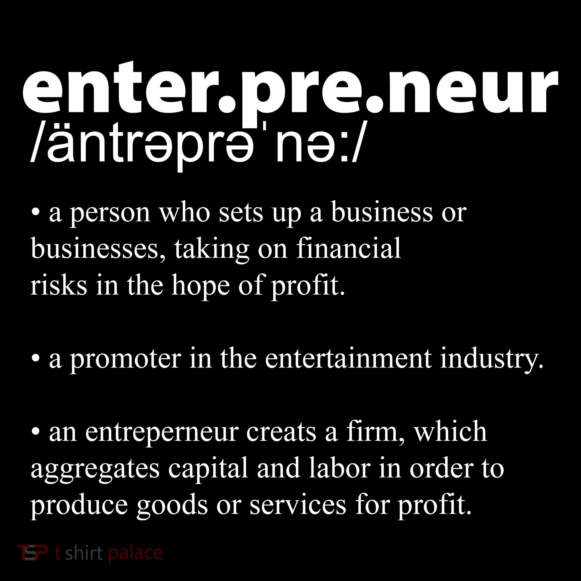Definition Of An Entrepreneur Women's Hoodie