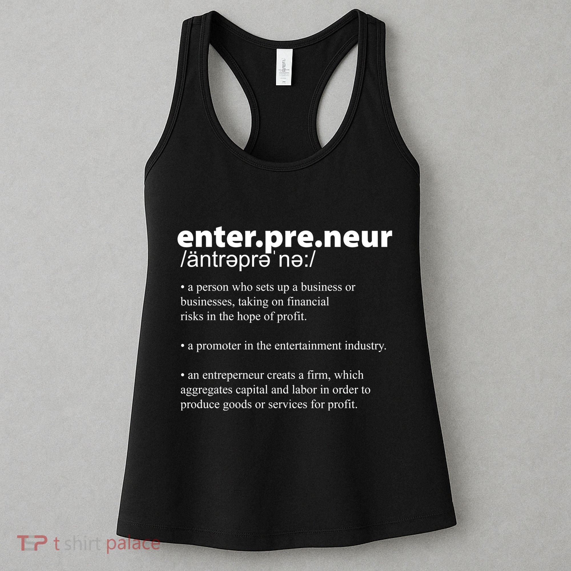 Definition Of An Entrepreneur Women's Tank Top