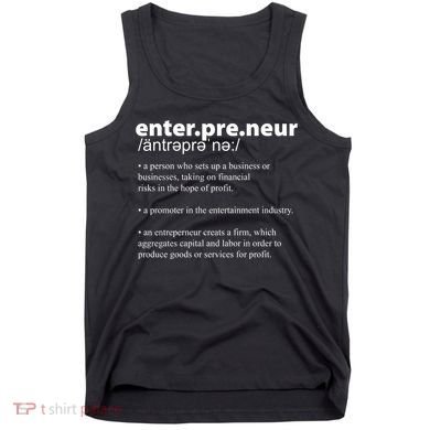 Definition Of An Entrepreneur Tank Top