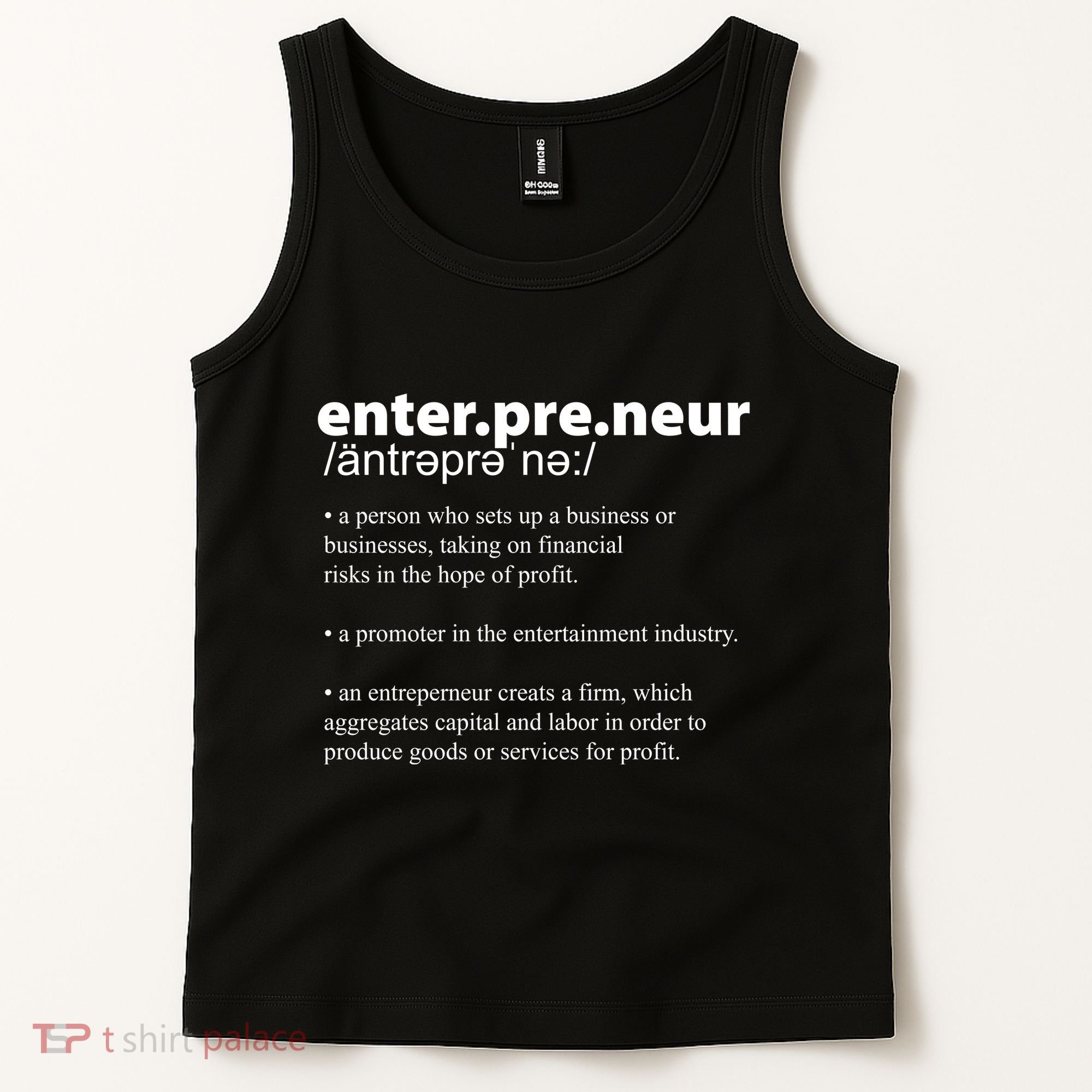 Definition Of An Entrepreneur Tank Top