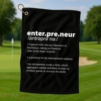 Definition Of An Entrepreneur Golf Towel thumb 1